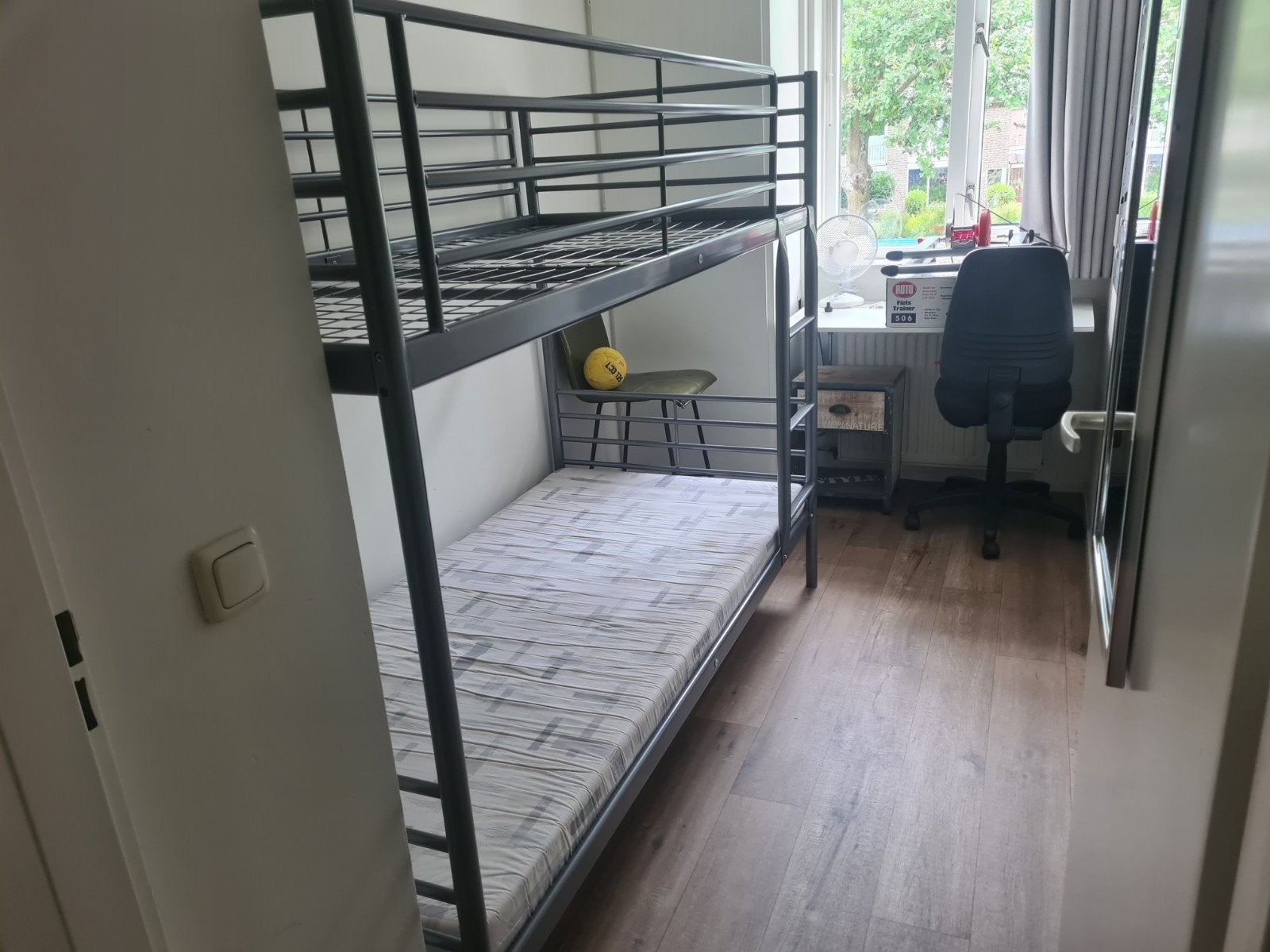 IKEA SVÄRTA stapelbed 90x200 cm, Gebruikt, 90 cm, Tweepersoons, Ophalen of Verzenden