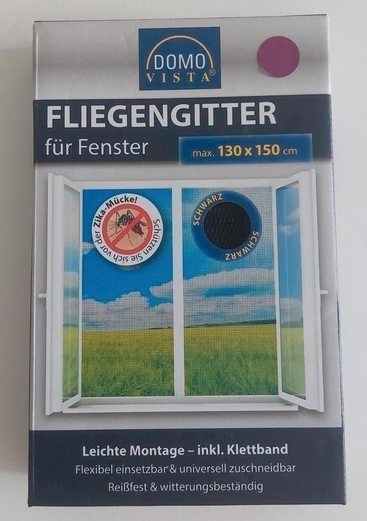 Vliegenhor Hor Zwart Raam 130 x 150 cm| Nieuw in verpakking, Doe-het-zelf en Verbouw, Deuren en Horren, Nieuw, Overige typen, Minder dan 200 cm