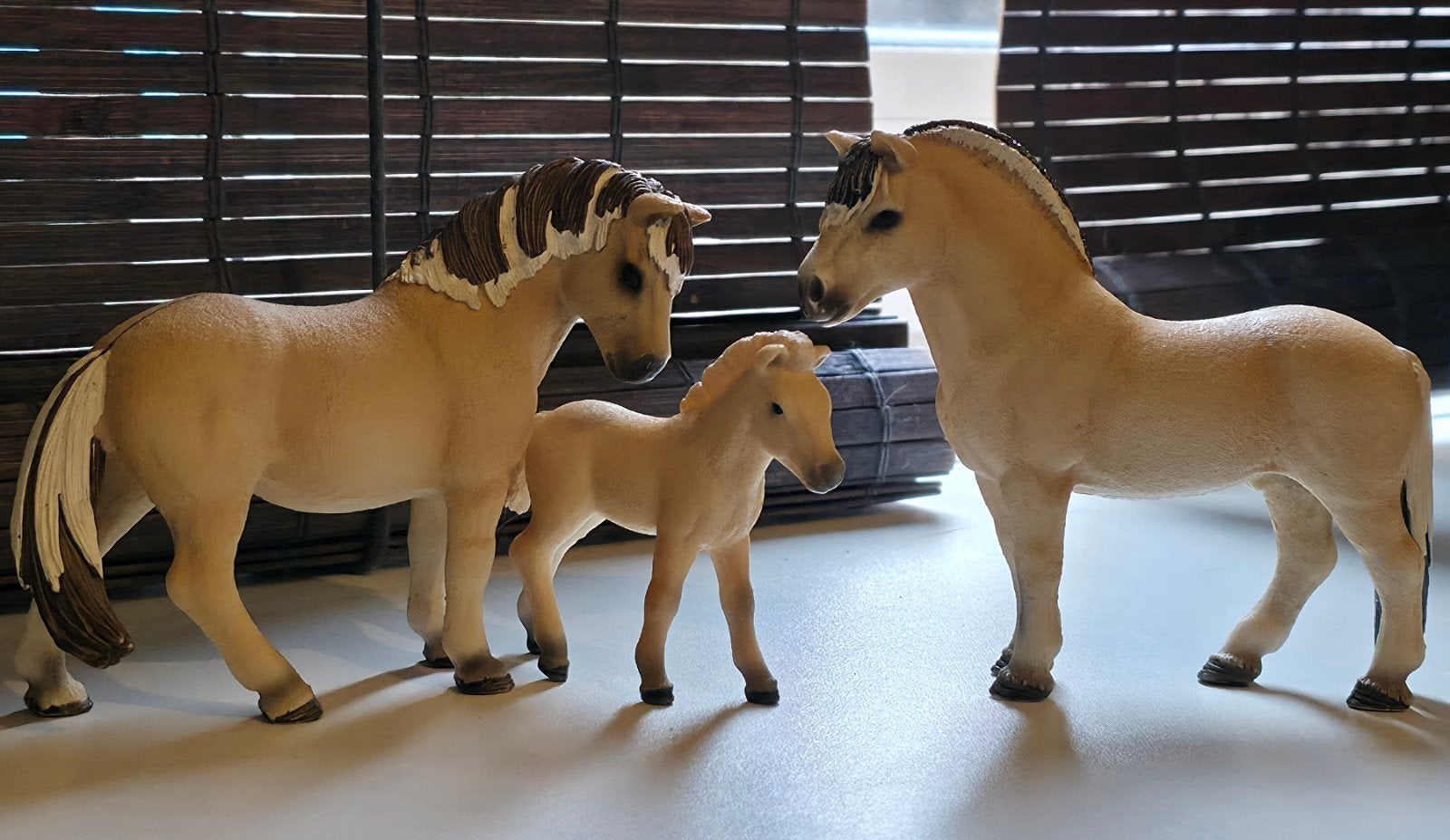 Fjorden familie Schleich 2013, Ophalen of Verzenden, Gebruikt, Paard, Beeldje of Figuurtje