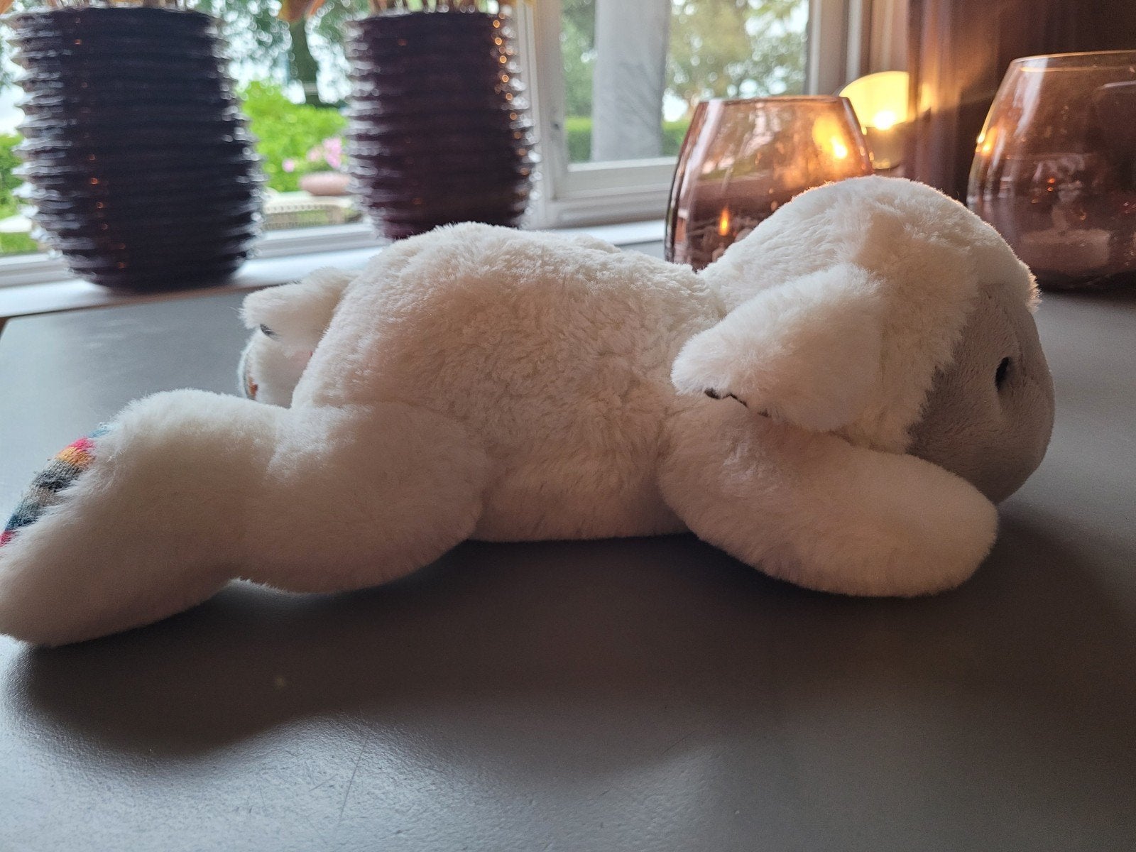 Zazu: Liz het lammetje, hartslagknuffel., Ophalen of Verzenden, Gebruikt, Wit, Overige merken
