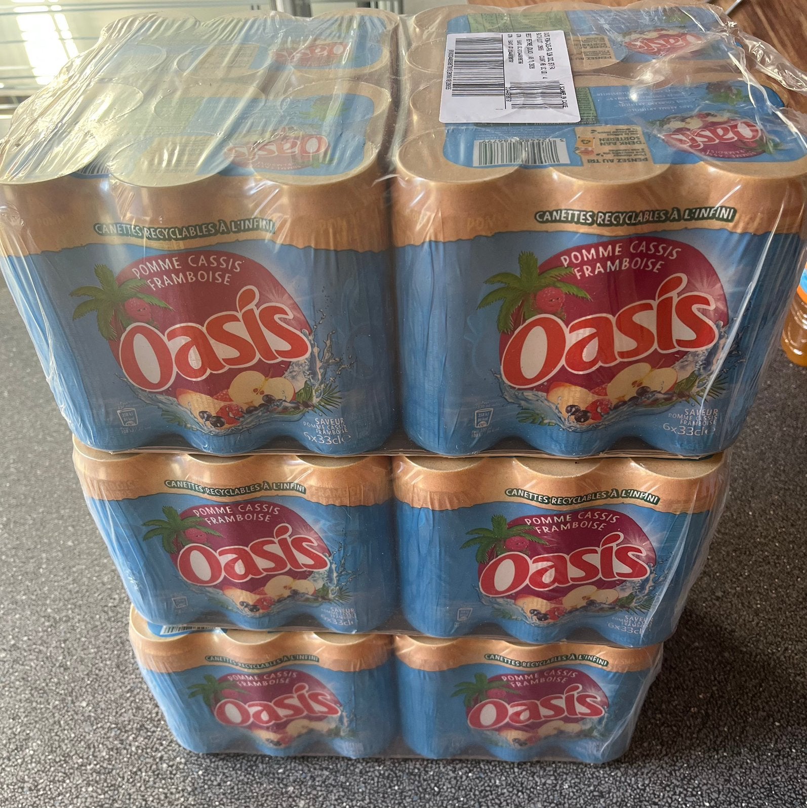 Oasis, Ophalen