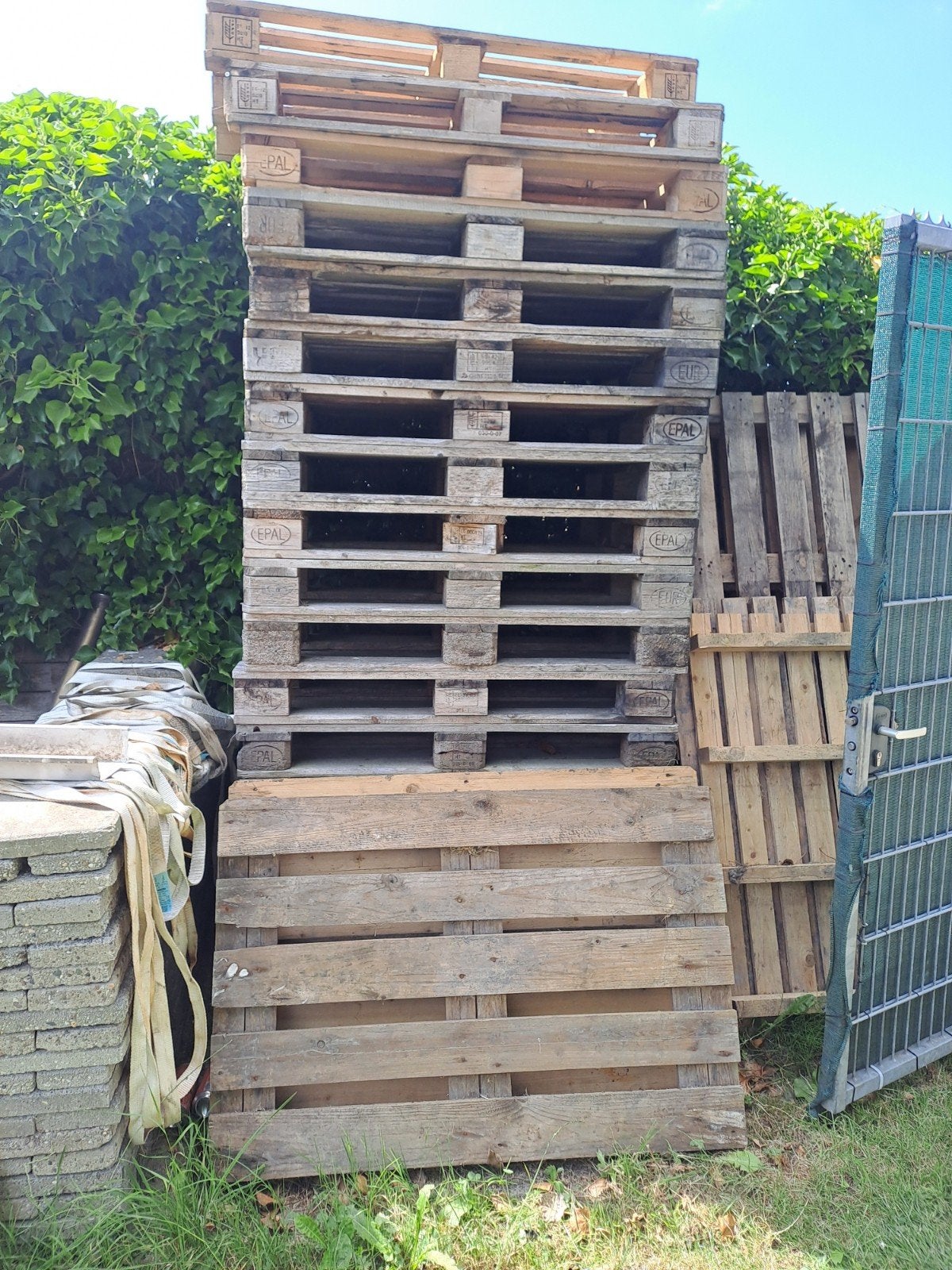 18 euro/epal pallets 80 x120, Ophalen, 50 mm of meer, Pallet, Minder dan 200 cm