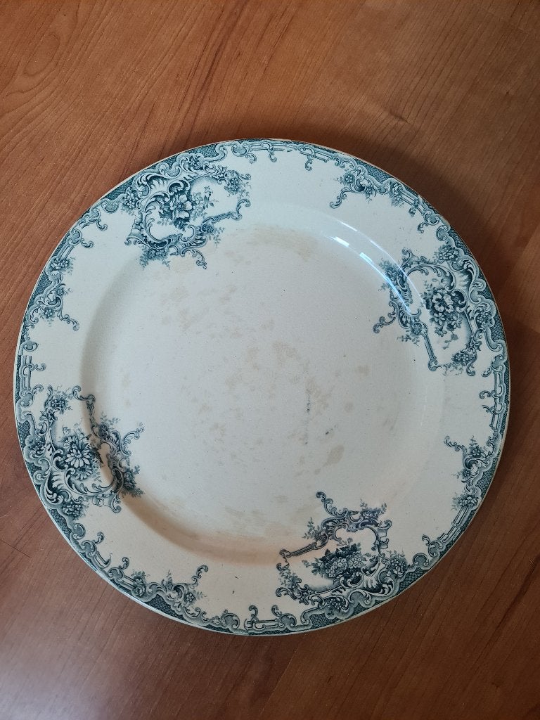 BFK schaal 32,5 cm Boch Freres Keramis, Antiek en Kunst, Antiek | Servies los, Ophalen of Verzenden