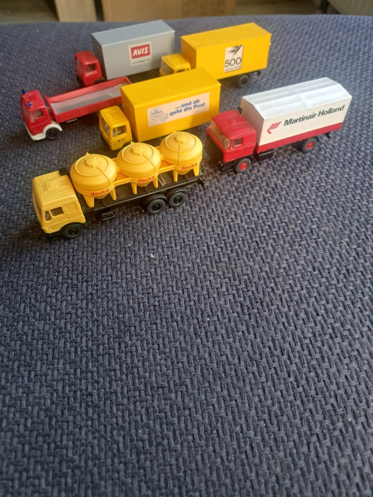 6 x wiking modellen "vrachtwagens " allerlei, Gebruikt, Wiking, West germany, Wiking