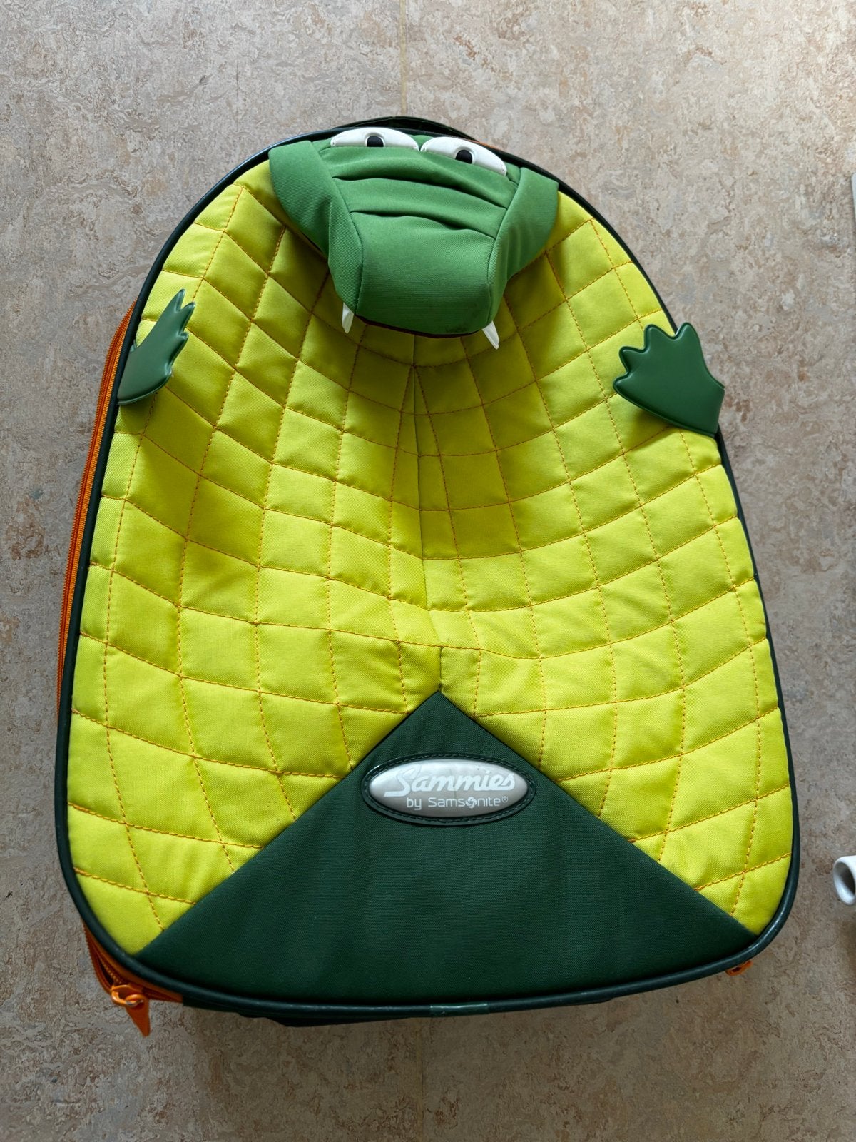 Samsonite Sammies Krokodil Kinderkoffer, Ophalen, Gebruikt, 20 tot 30 cm, Minder dan 40 cm