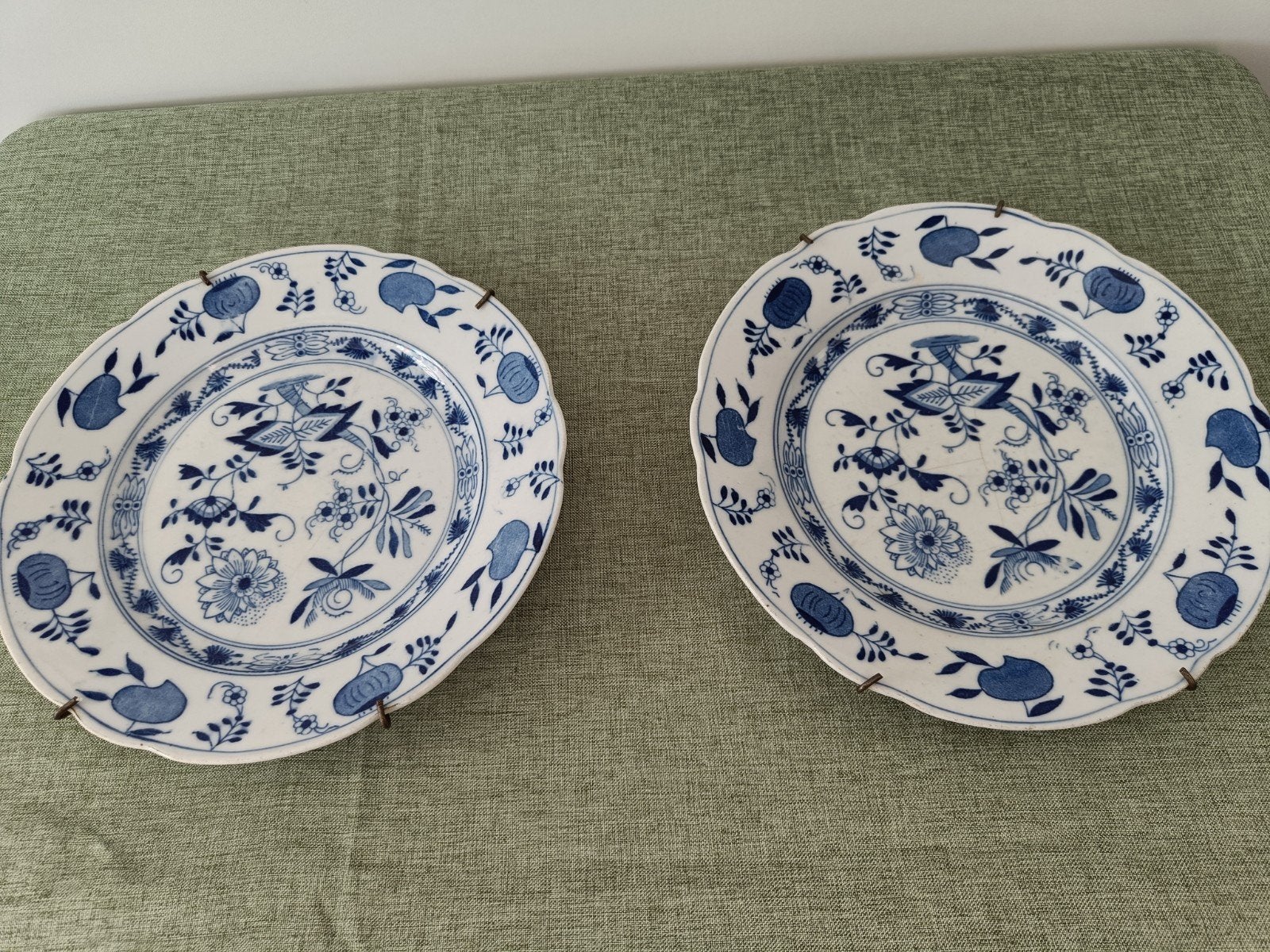 antieke zwiebel muster hang borden, Ophalen