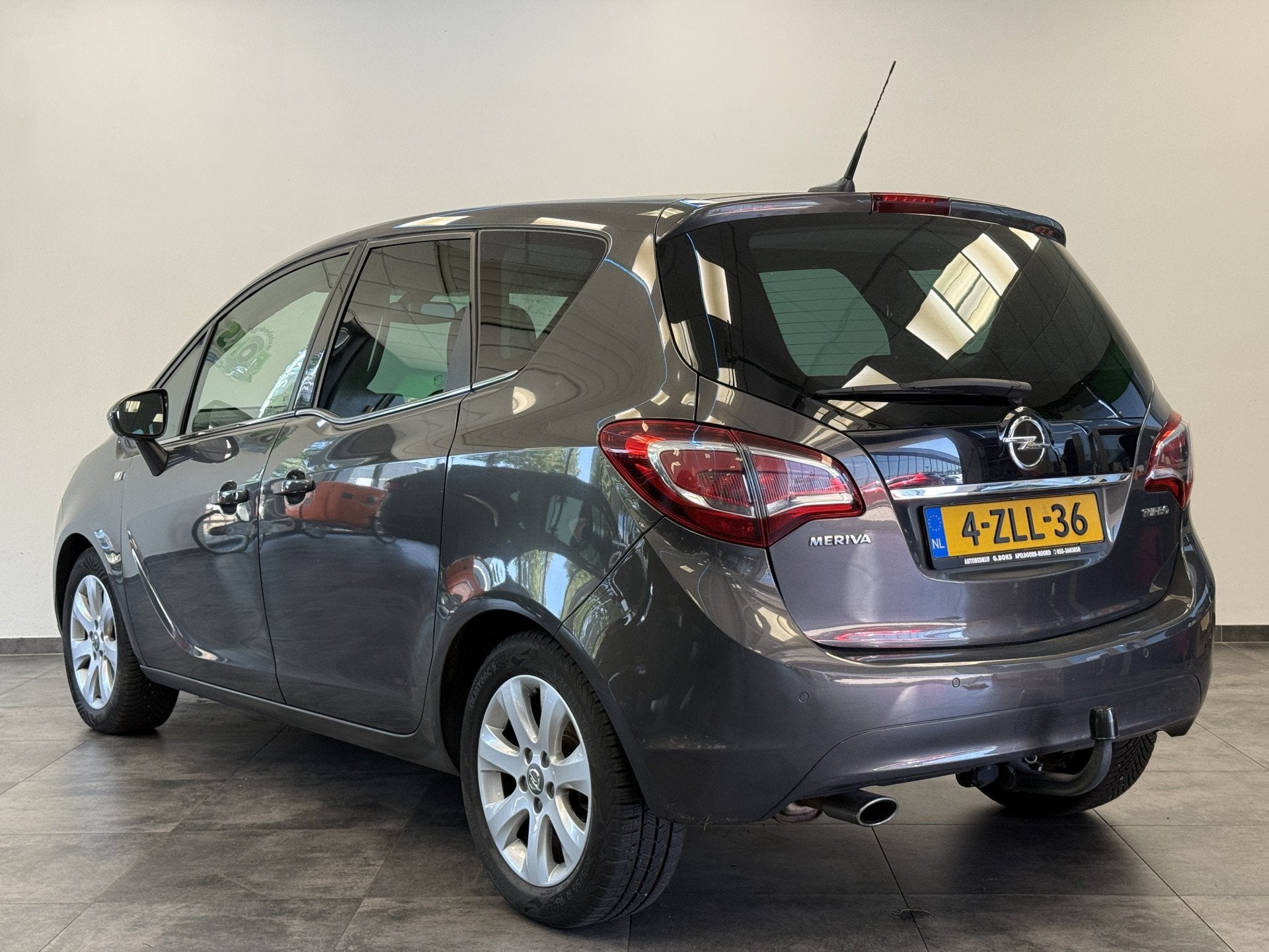 Opel Meriva 1.4 Turbo Cosmo Cruise/Climate Automaat Trekhaak, Auto's, Gebruikt, 4 cilinders, Leder en Stof, 1364 cc