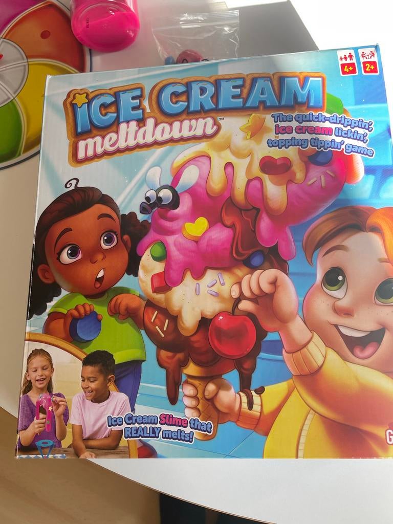 Ice Cream Meltdown spel, Een of twee spelers, Ophalen of Verzenden, Zo goed als nieuw