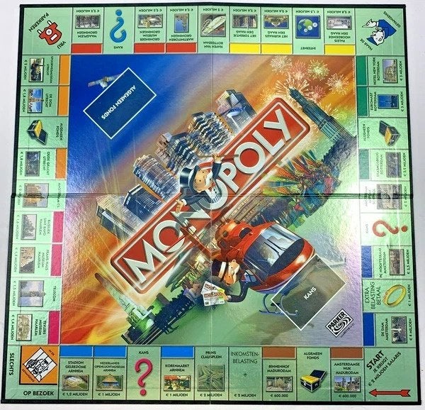 Monopoly Van Dam Tot Dom editie bordspel, Coolsingel 104, 3011 AG Rotterdam, Netherlands, Verzenden, Zo goed als nieuw, Noidea@gmail.com