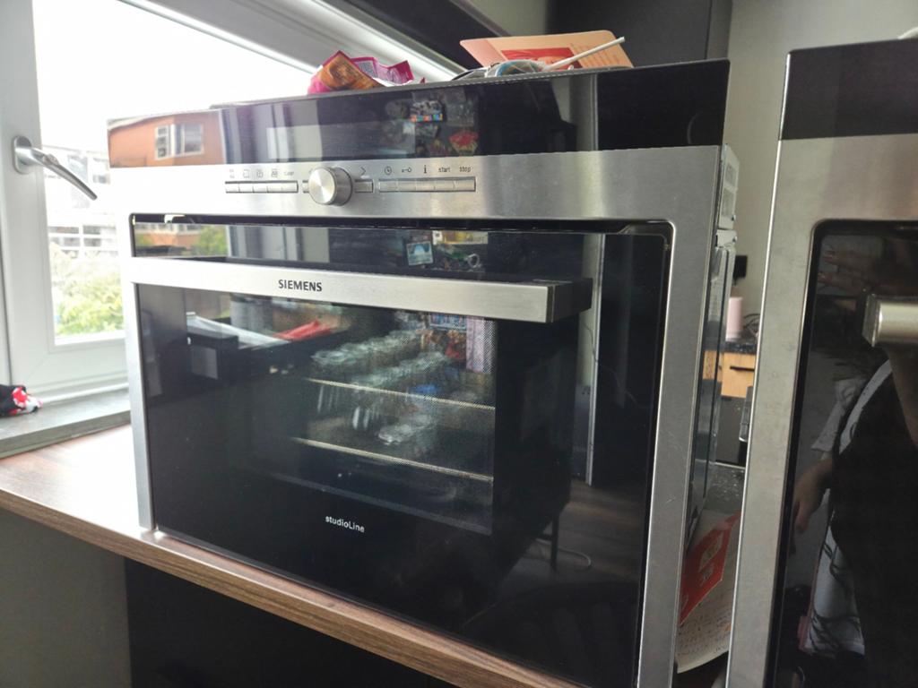 Siemens Stoomoven HB38D585/45 - StudioLine, Witgoed en Apparatuur, Ovens, 45 tot 50 cm, Gebruikt, Siemens, Ophalen of Verzenden