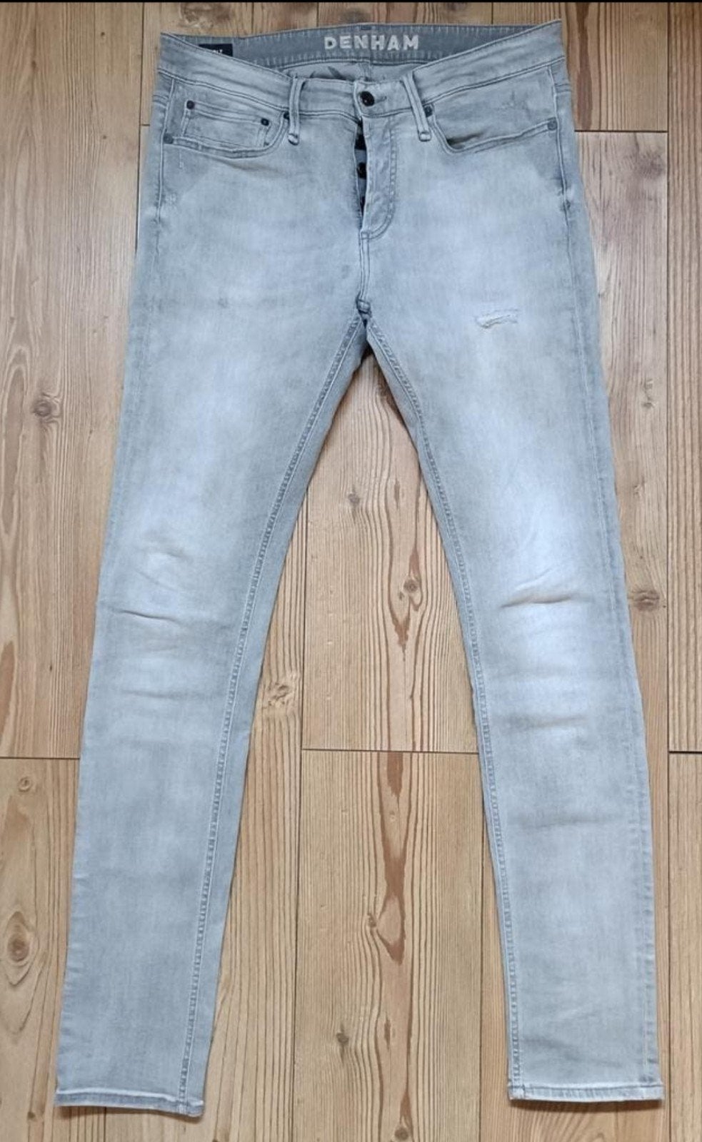 Denham Bolt maat 33-34, Kleding | Heren, Ophalen of Verzenden, Zo goed als nieuw, Grijs, W33 - W34 (confectie 48/50)