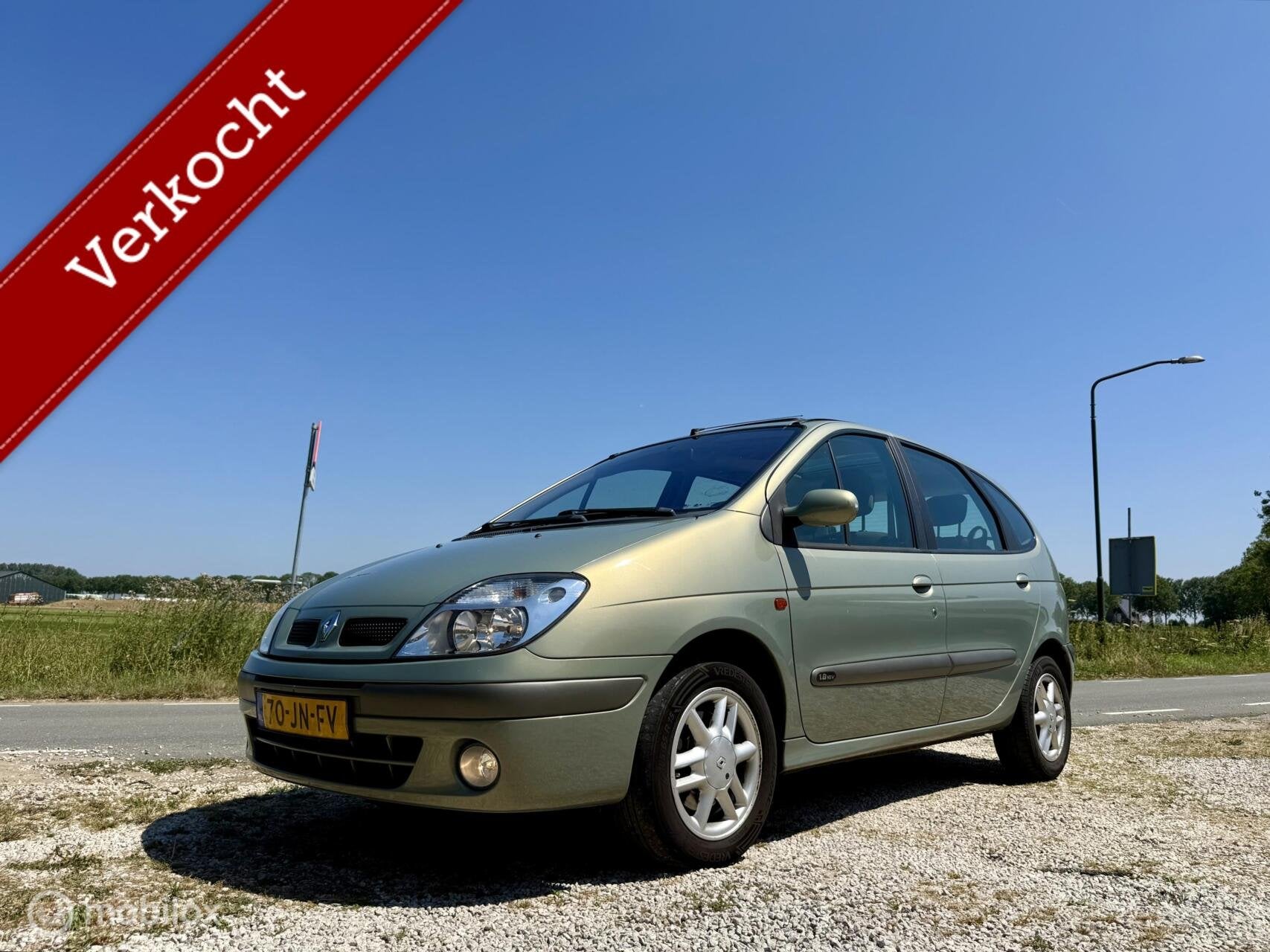 Renault Scenic 1.8-16V, BJ 2002, Lage km NAP, APK Juli 2027, Auto's, Renault, 1350 kg, Gebruikt, 680 kg, 4 cilinders