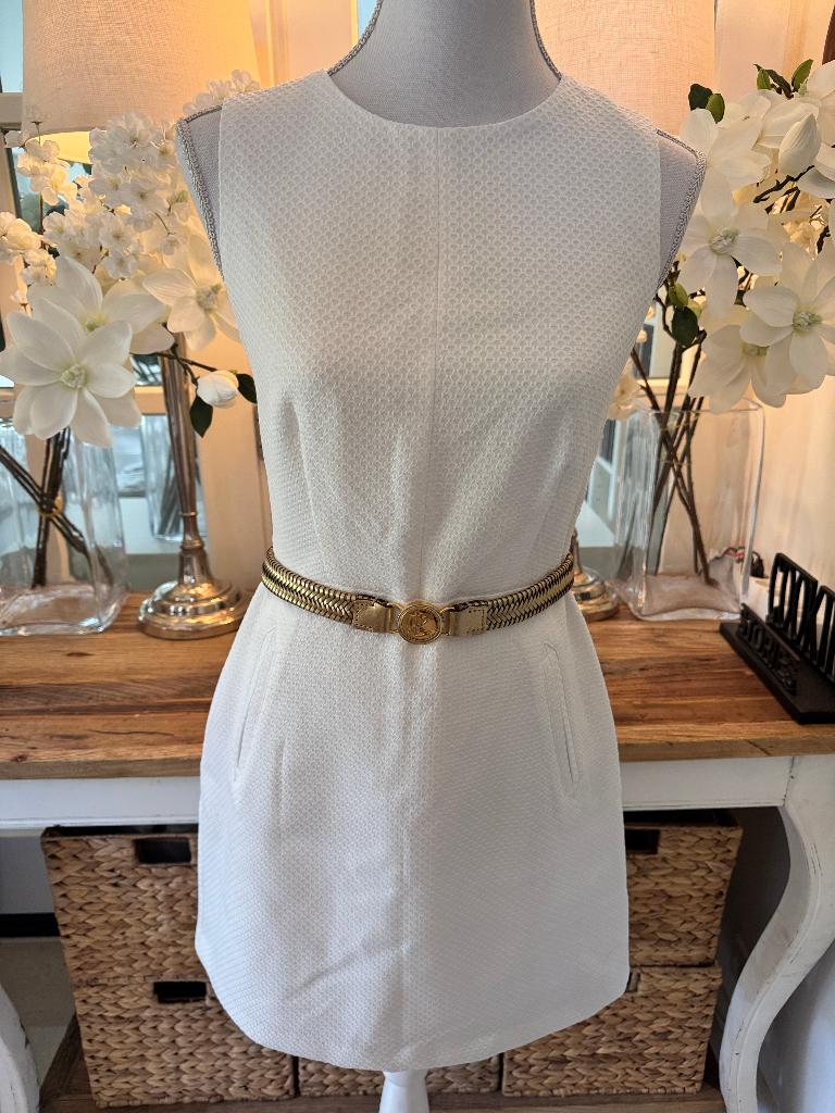 Ongedragen Witte jurk New Look, 36-38/S, perfecte staat., Verzenden, Wit, Nieuw, Maat 36 (S)