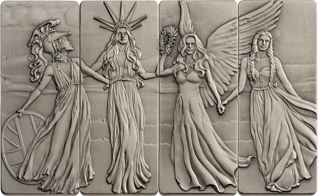 The Four Graces, Ophalen of Verzenden, Zilver