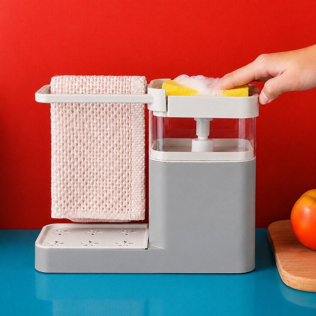 Partij multifunctionele keukenorganizers met zeepdispenser, Kunststof, Ophalen of Verzenden, Info@nhp-international.com, Overige merken