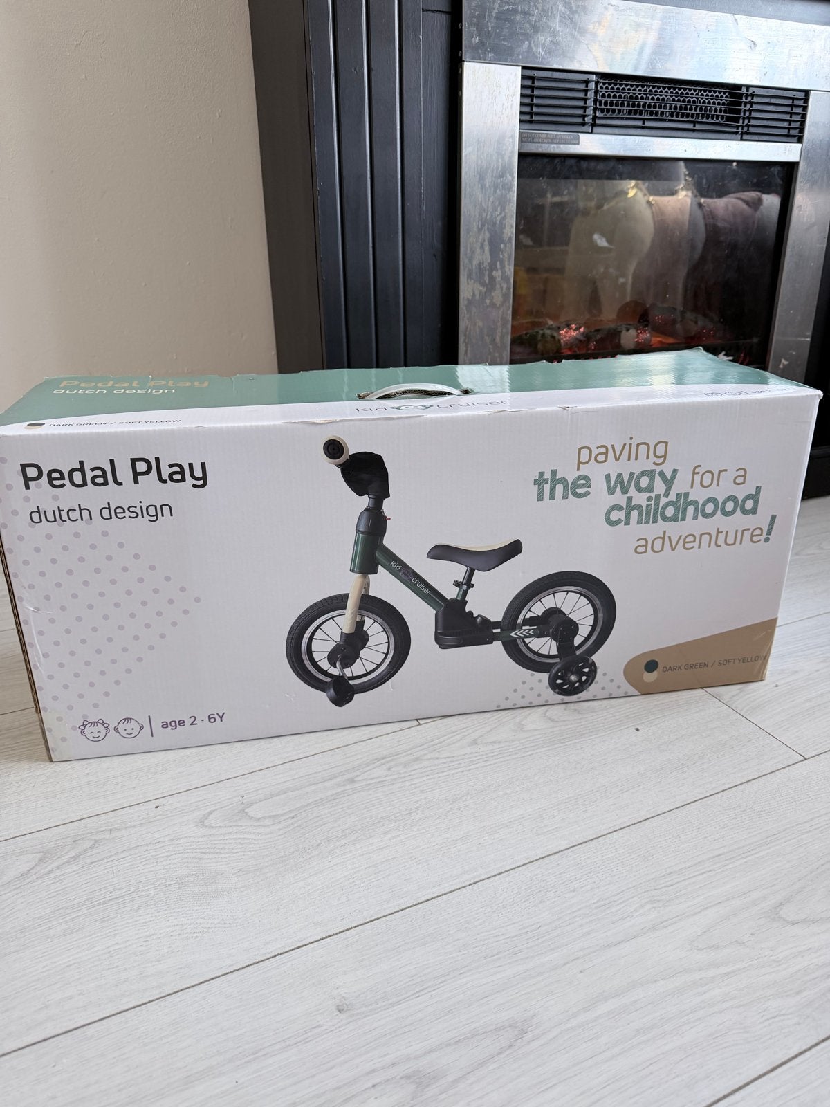 Pedal Play Kid Cruiser Loopfiets met zijwieltjes 12 inch, Ophalen, Nieuw, Minder dan 16 inch, Zijwieltjes