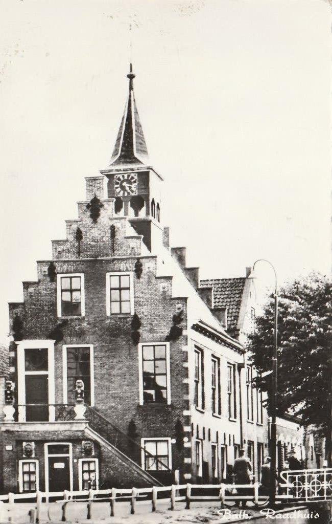 Balk raadhuis, Ophalen of Verzenden, 1960 tot 1980, Gelopen, Friesland