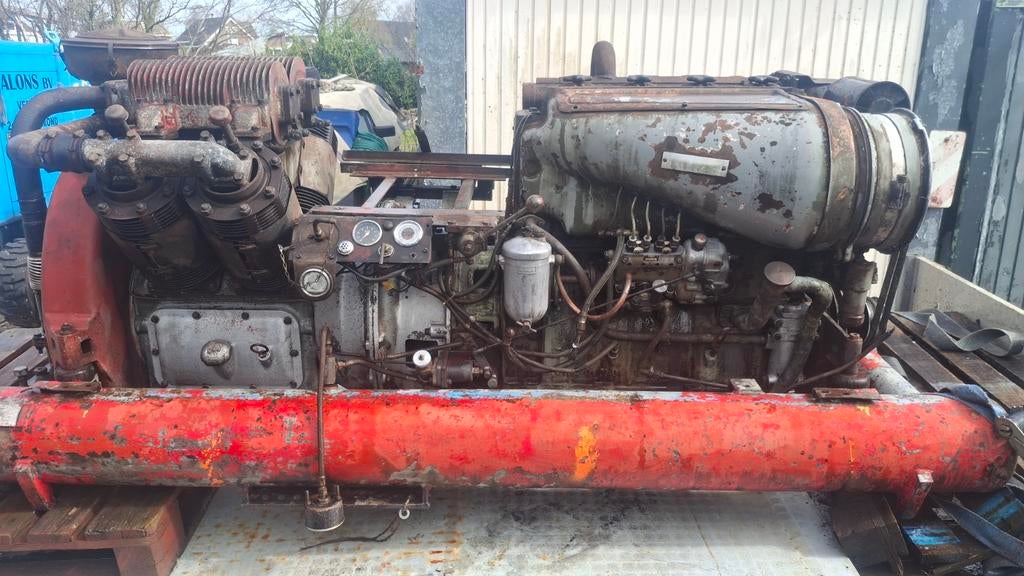 Deutz compressor A4L514, Doe-het-zelf en Verbouw, Compressors, 100 liter of meer, Ophalen