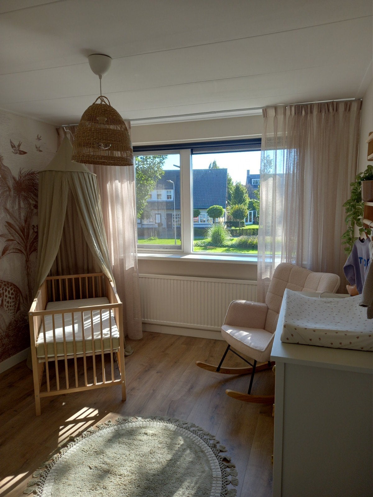 Inbetween gordijnen, Kwantum, Beige, Ophalen of Verzenden, Polyester