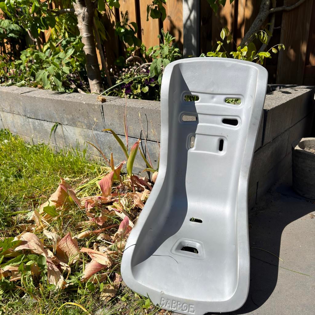 Babboe bakfiets zitje - grijs, Ophalen, Gebruikt, Achterzitje