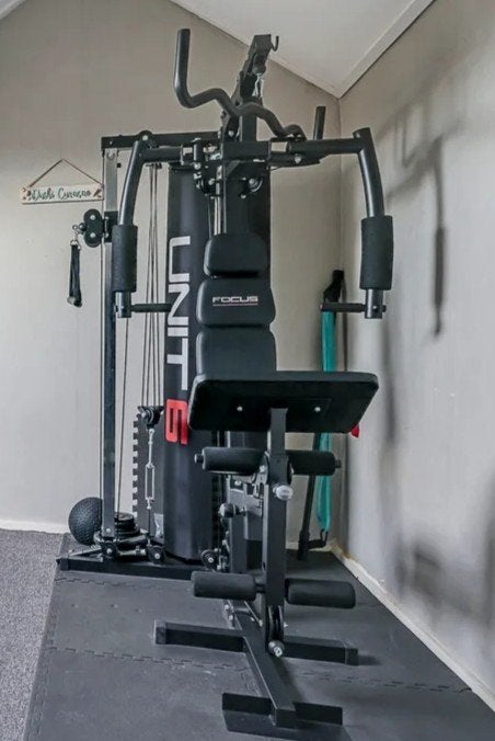 Home Gym - Focus Fitness Unit 6 - Zo goed als nieuw, Sport en Fitness, Ophalen, Zo goed als nieuw, Benen, Krachtstation