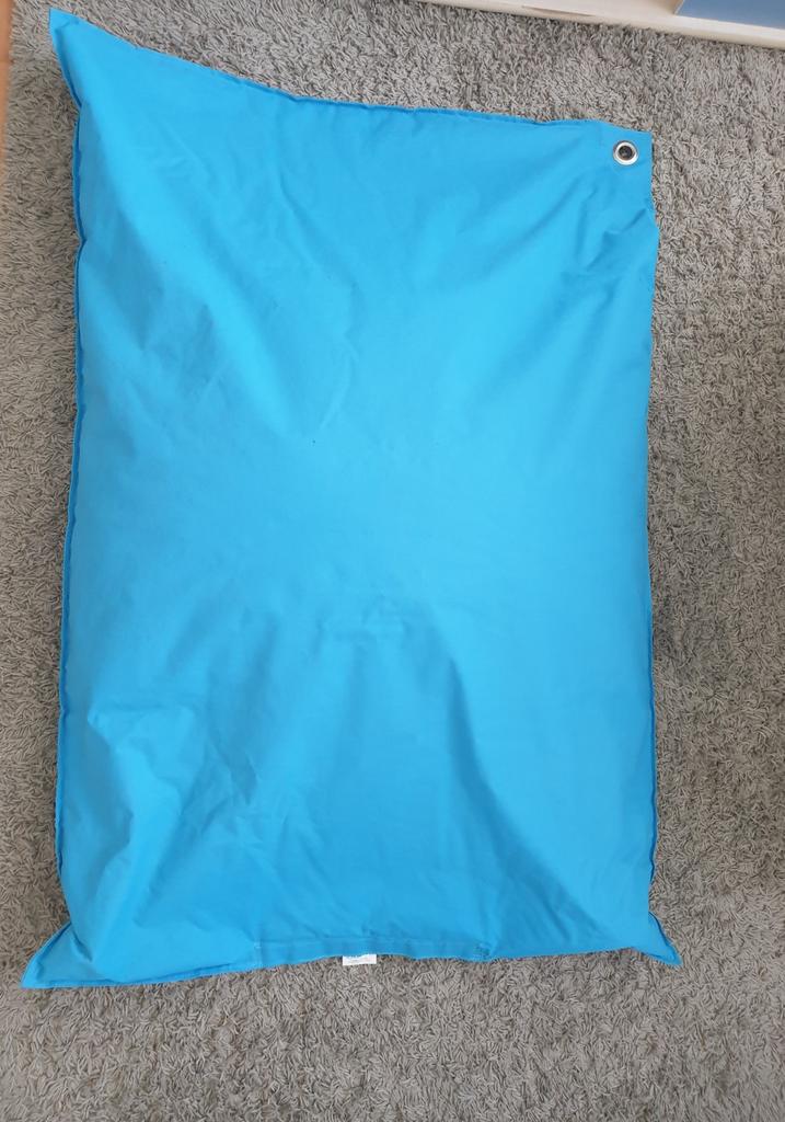 Blauwe zitzak - Comfortabel en veelzijdig, Ophalen of Verzenden, Gebruikt, Blauw, Zitzak