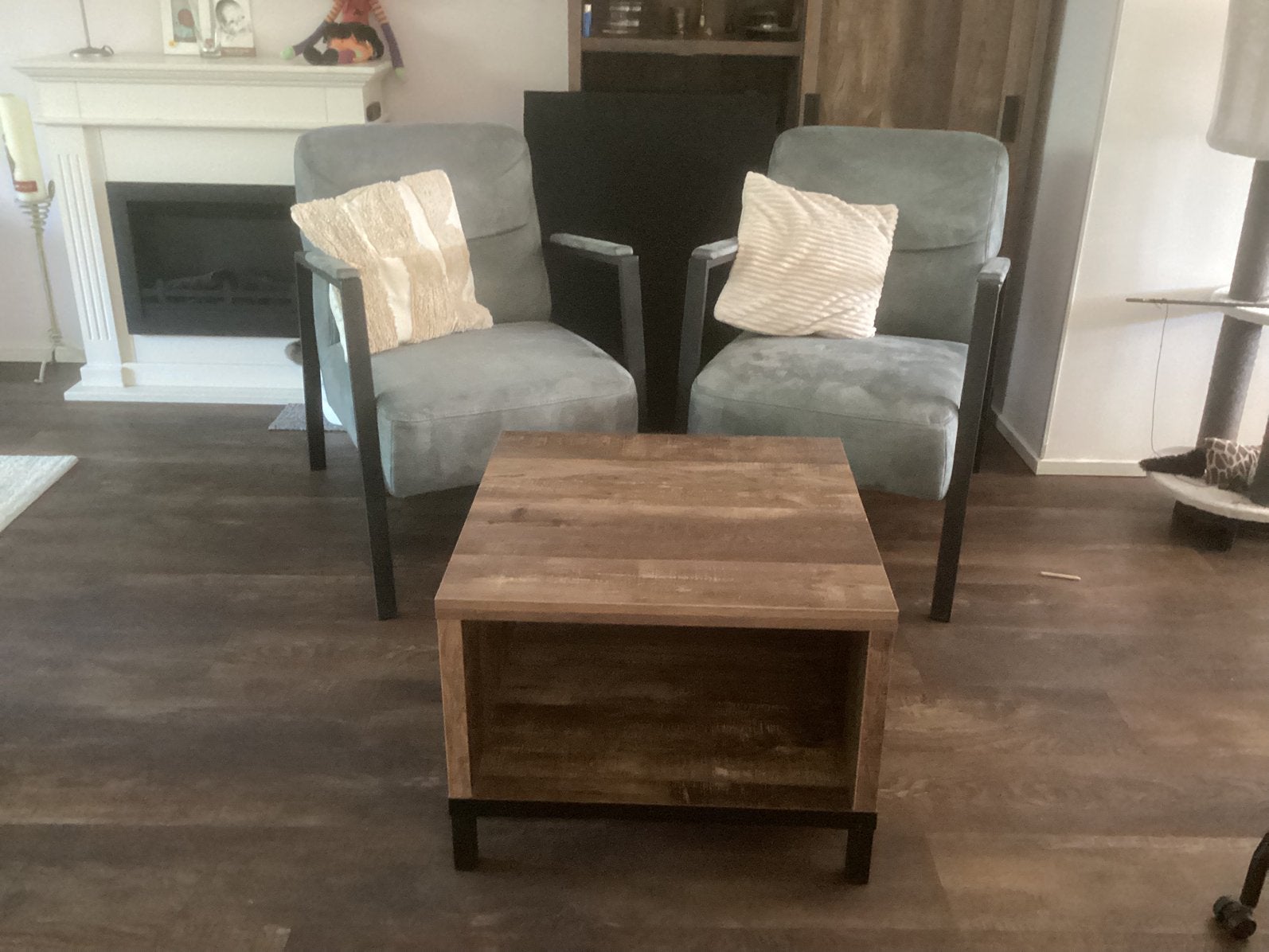 2 fauteuils met salontafel, Huis en Inrichting, Complete inboedels, Ophalen