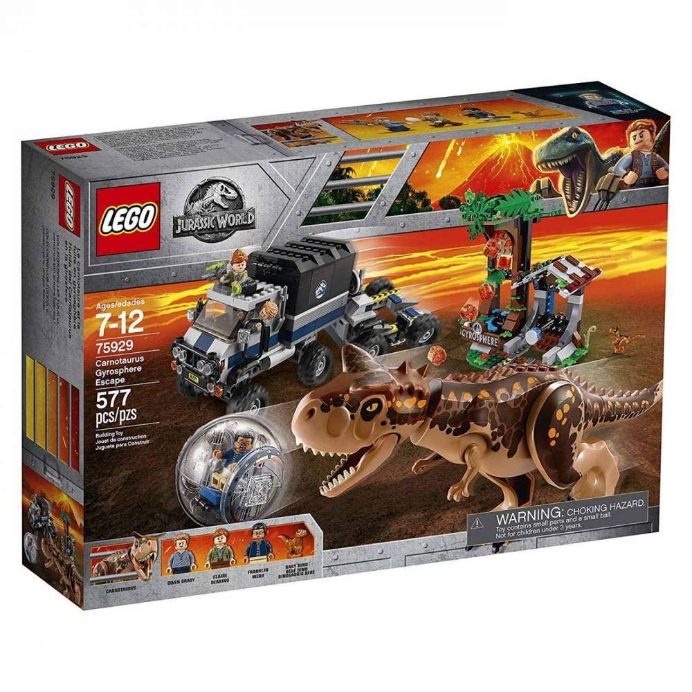 LEGO Jurassic World 🦖 Carnotaurus Gyrosphere 75929 - NIEUW!, Jurassic World, Lego, Nieuw, Ophalen of Verzenden