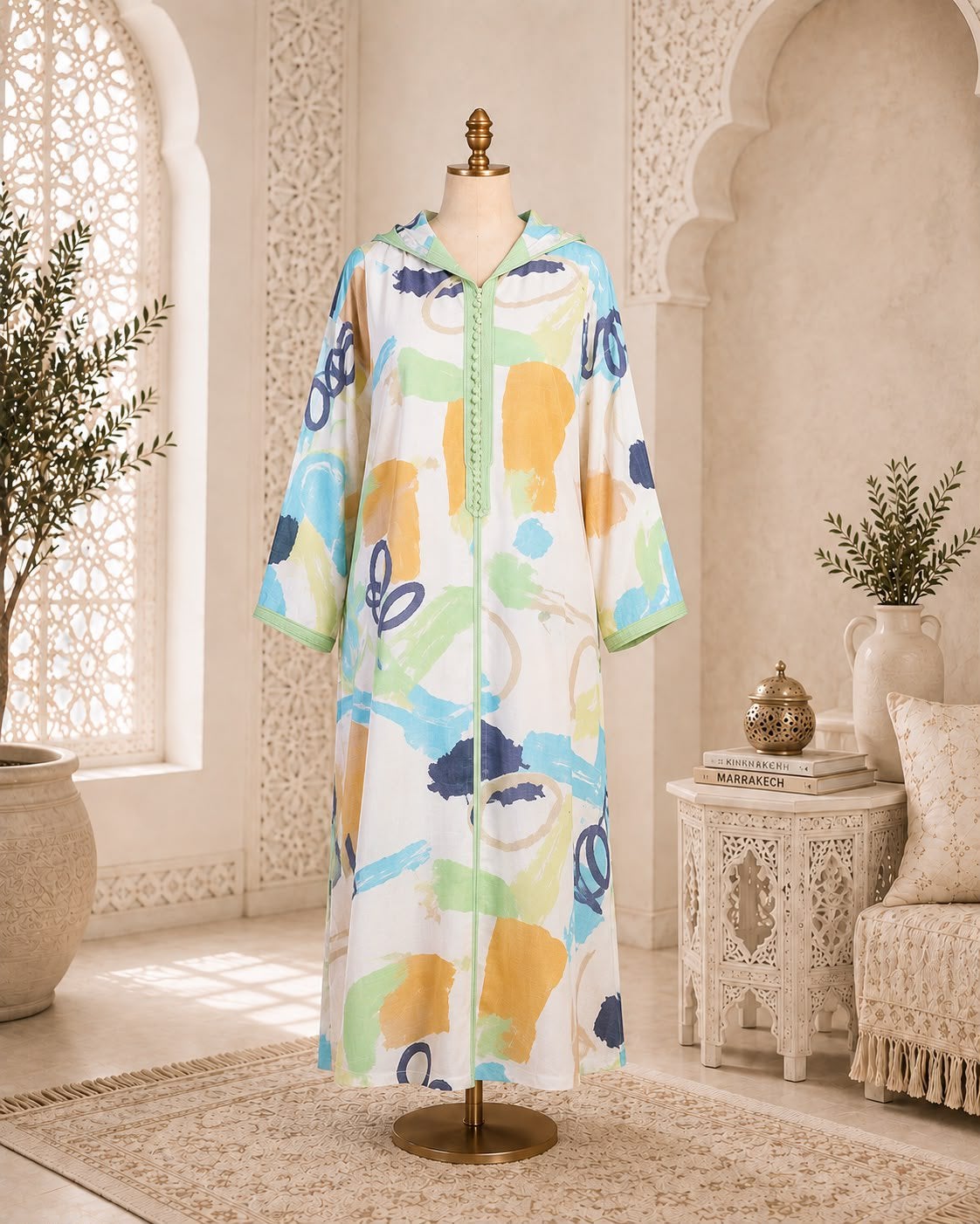 Djellaba Kaftan, Ophalen, Nieuw, Onder de knie