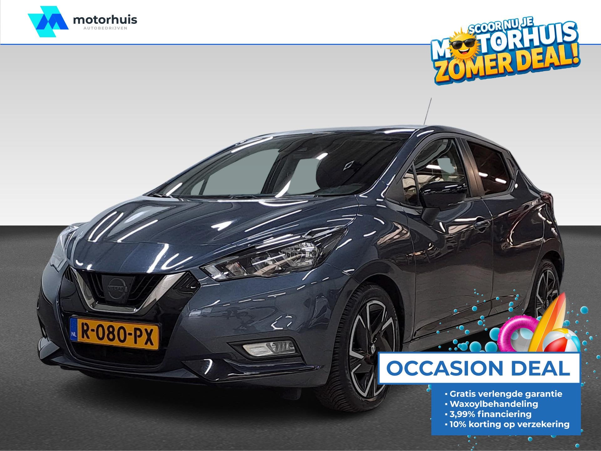 Nissan Micra 1.0 IG-T Tekna, Auto's, Automatische klimaatregeling, Handgeschakeld, 19 km/l, 92 pk