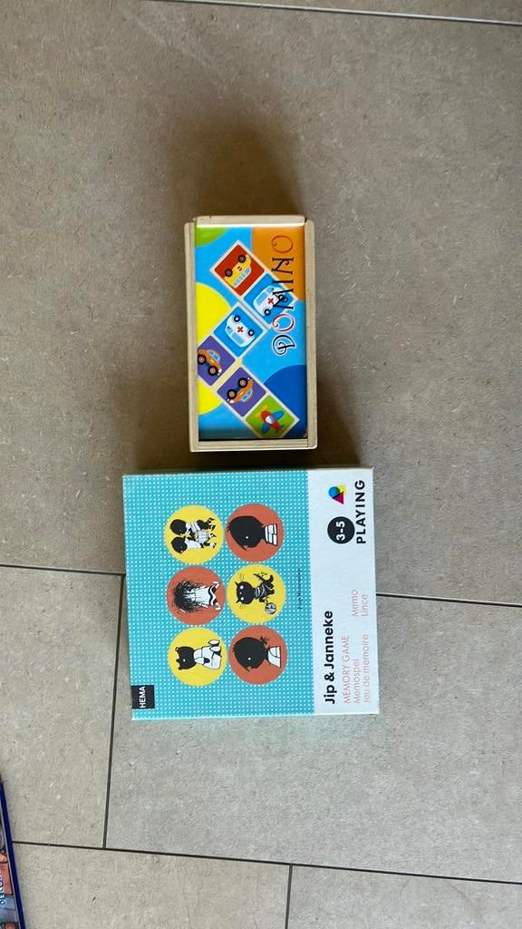 Jip en janneke memory en domino, Ophalen of Verzenden, Zo goed als nieuw