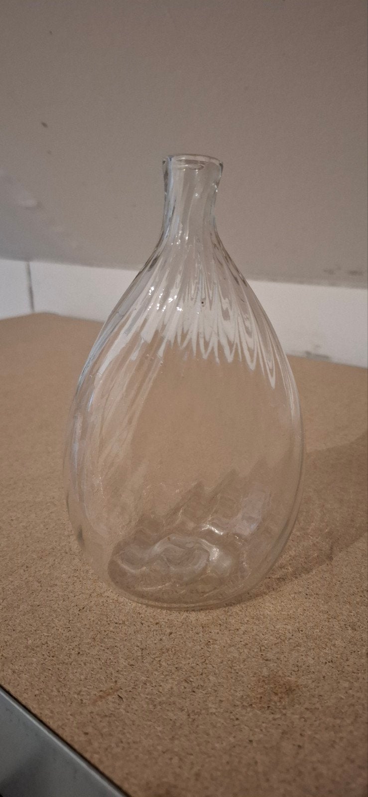 18e eeuwse glazen fles, Ophalen of Verzenden