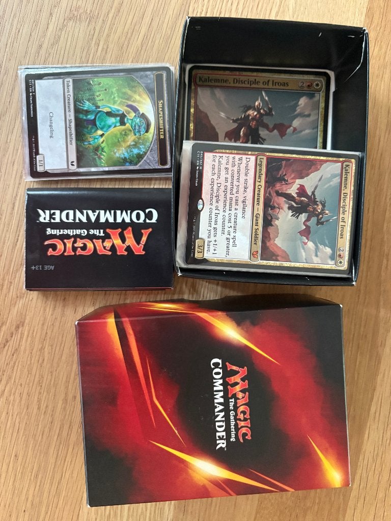 'Wade into battle' Commander precon 2015, Ophalen of Verzenden, Zo goed als nieuw, Meerdere kaarten