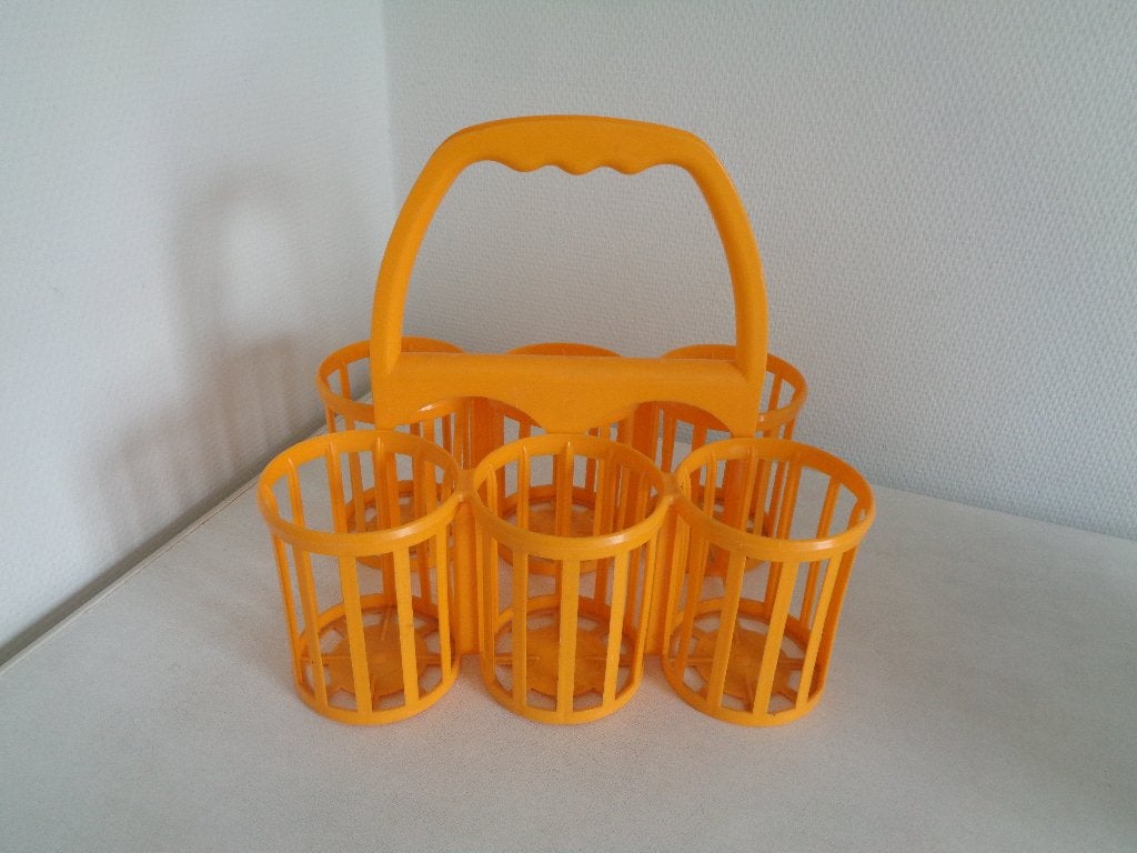 Vintage flessendrager flessenhouder.  Goede staat., Ophalen of Verzenden, Huis en Inrichting