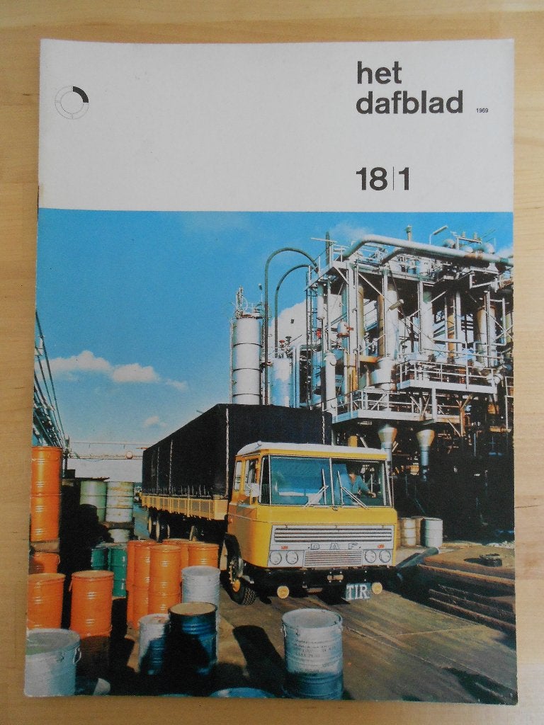 DAF DAFblad tijdschrift 1969 nummer 1 – 2600 Kikker, Ophalen of Verzenden, Zo goed als nieuw, Overige merken, DAF
