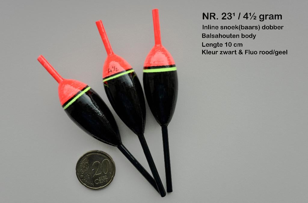 VLOKDOBBER HANDBUILT NR. 23¹ / 4½ gram, Ophalen of Verzenden, Nieuw, Dobber of Lood