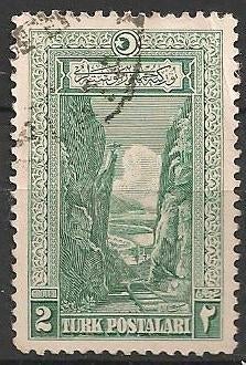 Turkije O. ADV. no.150 IJ., Postzegels en Munten, Postzegels | Azië, Verzenden, Gestempeld, Midden-Oosten