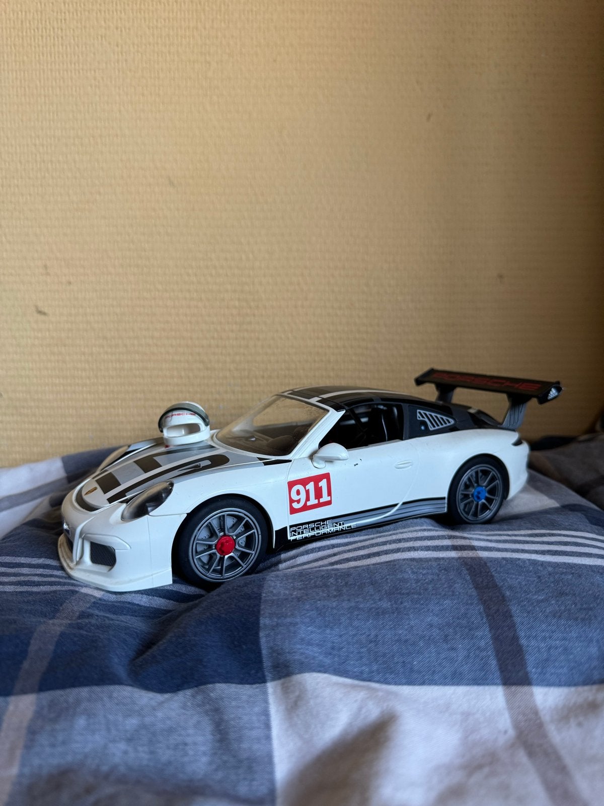 Playmobil Porsche 911 GT3 Cup met Pitstop, Complete set, Voertuig, Ophalen of Verzenden, Zo goed als nieuw