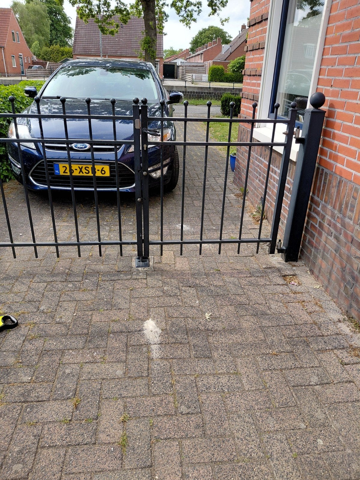 Metalen hek/poort, Ophalen, IJzer
