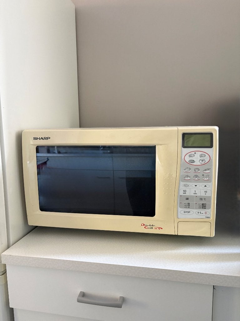 Sharp Combi Magnetron met Dubbele Grill, Witgoed en Apparatuur, Minder dan 45 cm, Verzenden, Combi-oven, Draaiplateau