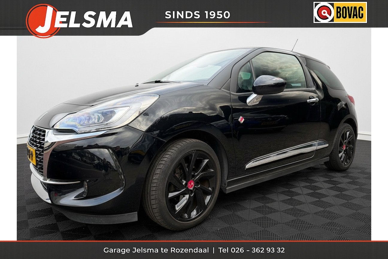 DS DS 3 1.2T 110pk PT Performance Line Aut6, Clima | Navi &, Auto's, Dealer onderhouden, 1199 cc, Alcantara, Origineel Nederlands
