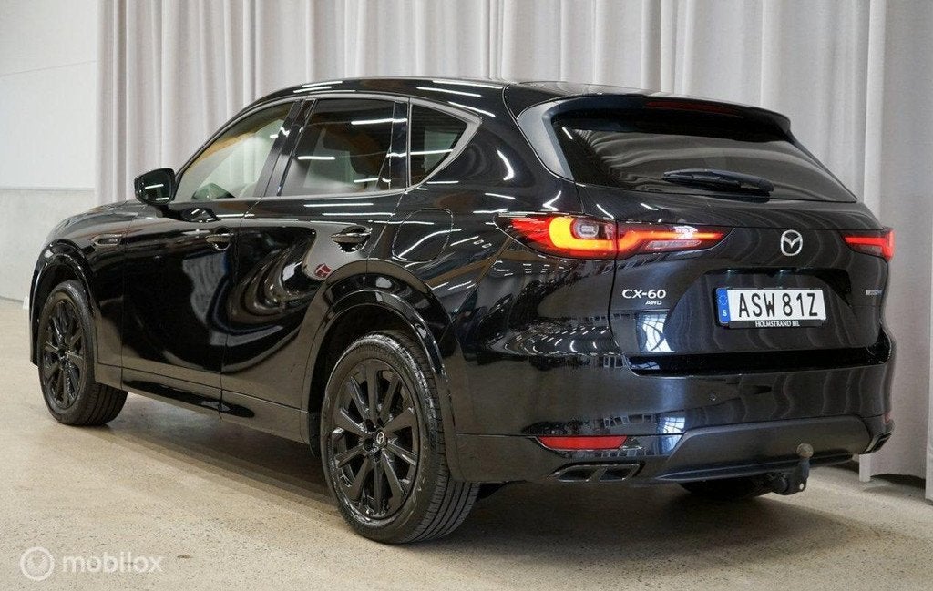 Mazda CX-60 2.5 e-SkyActiv PHEV Homura BOSE, Pano, 360, HUD, Auto's, Mazda, Automaat, Gebruikt, 4 cilinders, Zwart