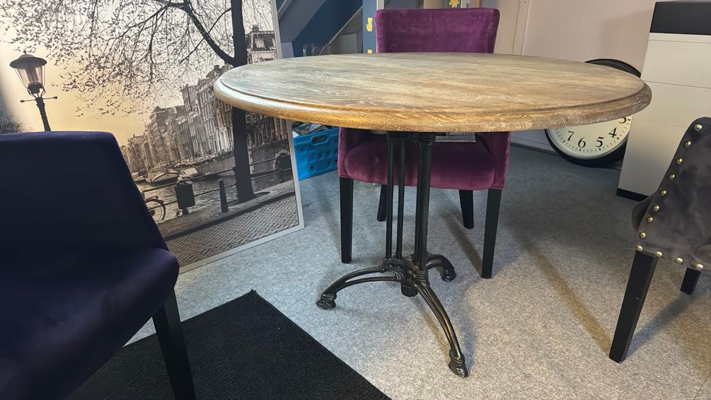 Eettafel, Gebruikt, Overige materialen, 100 tot 150 cm, Rond