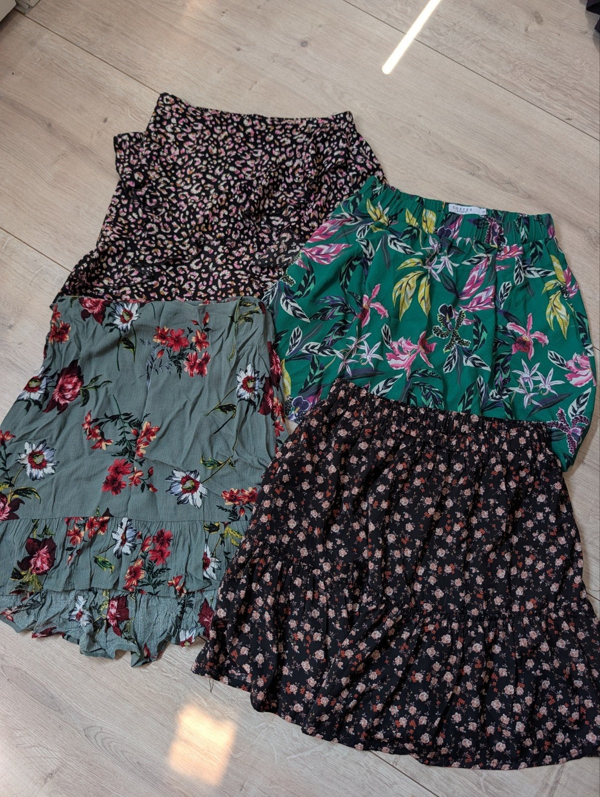 4 Zomerse Rokjes - Diverse Prints en Kleuren. Maat XS, Meerkleurig, Diverse, Ophalen of Verzenden, Zo goed als nieuw