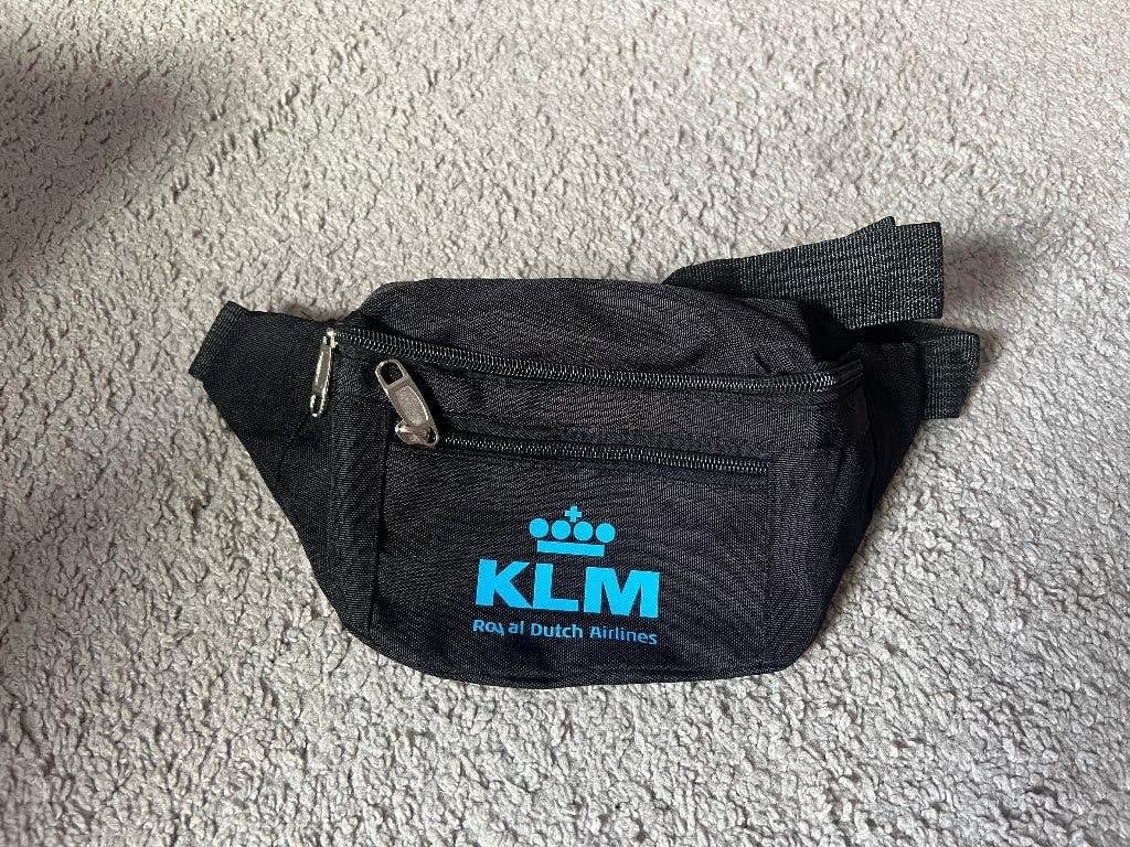KLM schoudertassen / heuptasje, Sieraden, Tassen en Uiterlijk, Tassen | Schoudertassen, Verzenden, Nieuw, Zwart, Overige merken