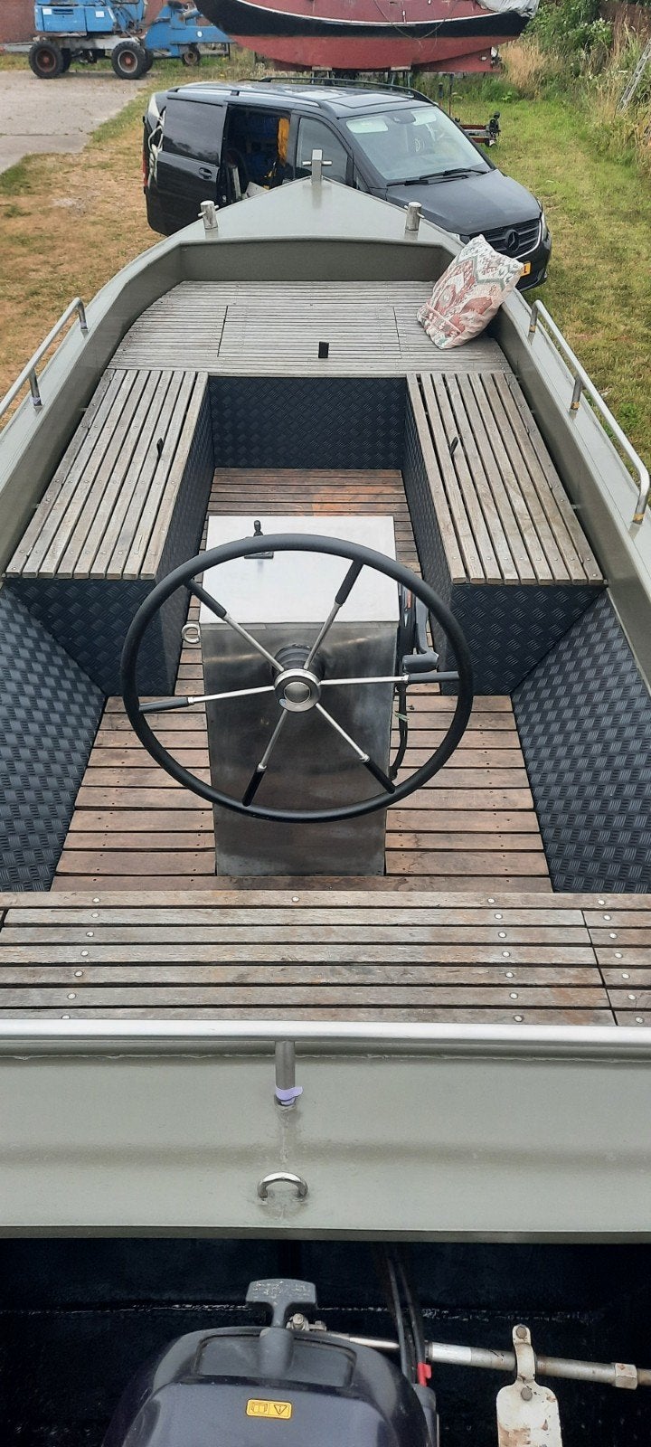 Te koop Prachtige stalen sloep/ vlet, Watersport en Boten, Sloepen, Ophalen of Verzenden, Vlet, Boegschroef