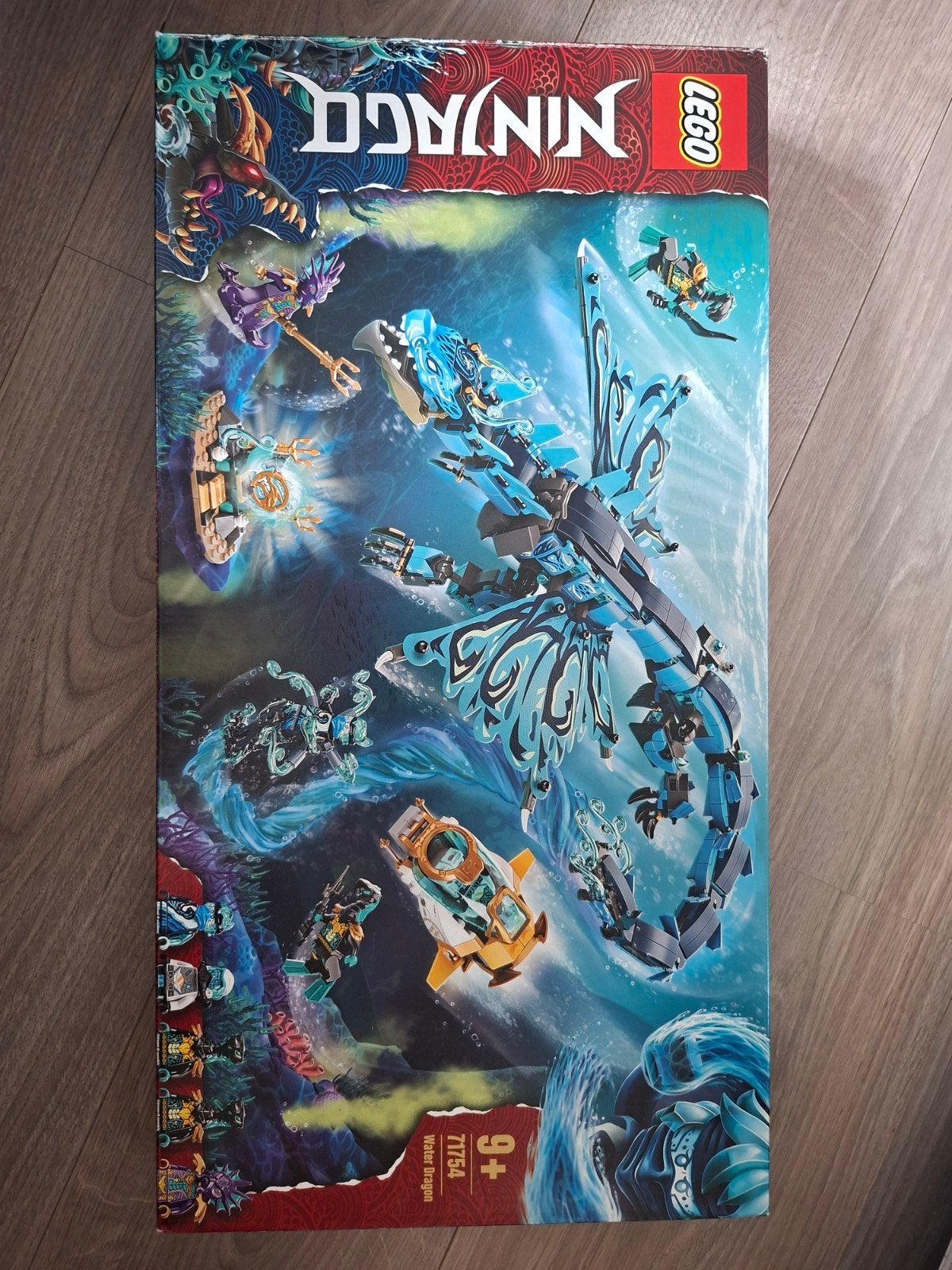 Lego Ninjago Waterdraak (71754), Gebruikt, Inclusief instructies, Lego, Ophalen of Verzenden