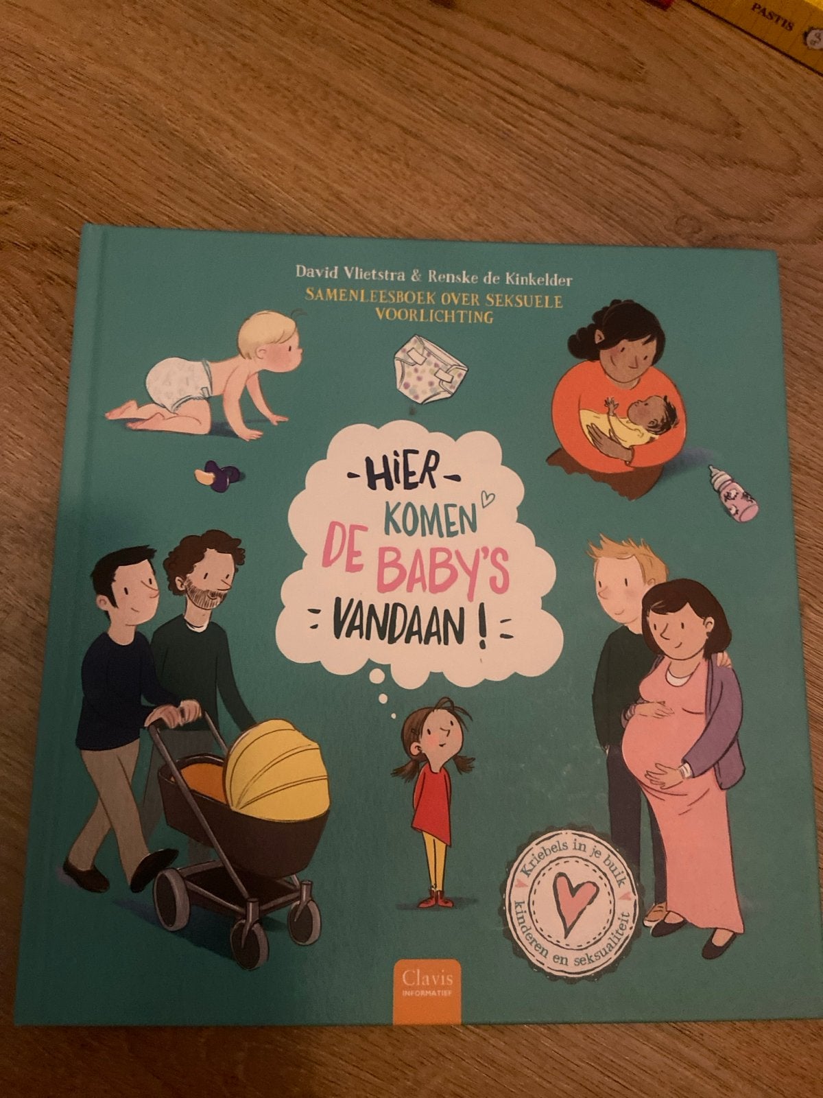 Hier komen de baby's vandaan! - Seksuele voorlichting, Ophalen, Zo goed als nieuw, Zwangerschap en Bevalling