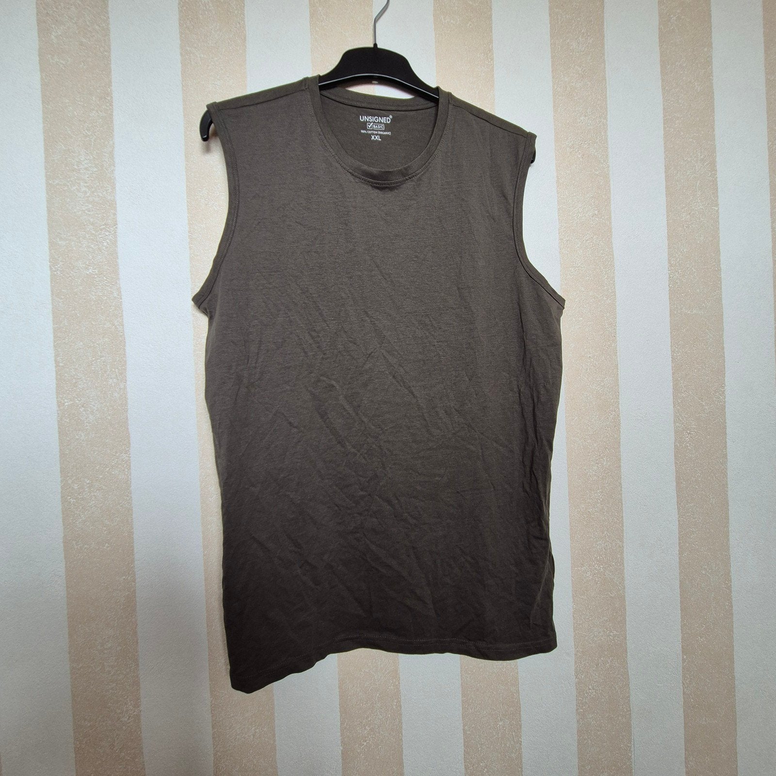 Nieuw Unsigned Basic mouwloos shirt XXL, Unsigned Basic, Ophalen of Verzenden, Groen, Maat 56/58 (XL)