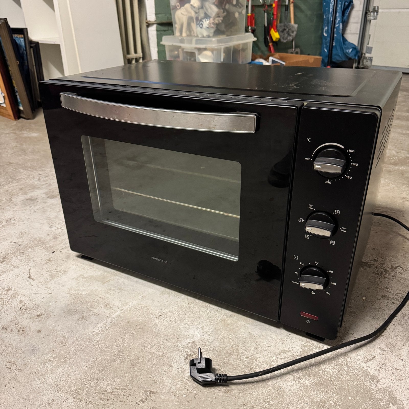 Inventum hetelucht oven. Groot formaat.  Zgan., Ophalen